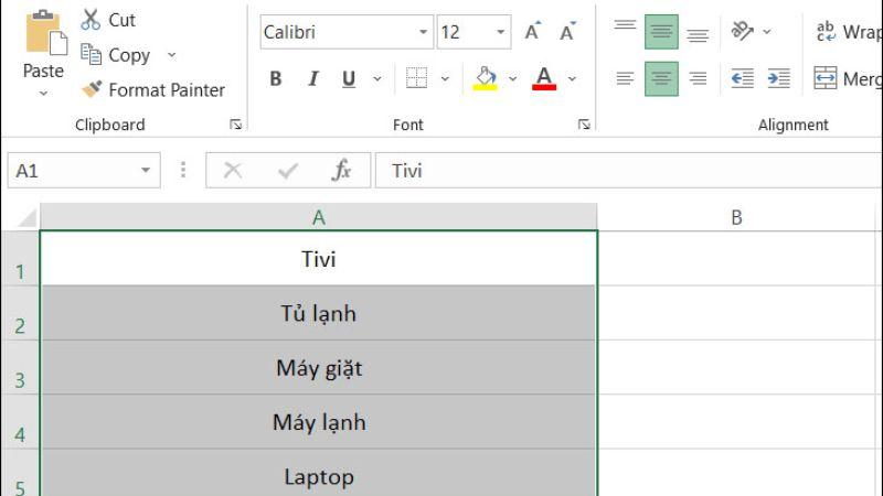 Hướng dẫn gộp ô và cột trong Excel không mất dữ liệu