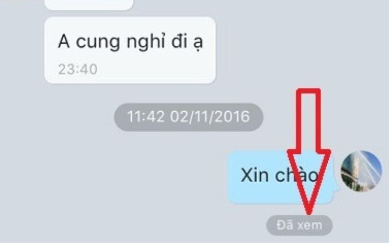 Làm sao biết được tin nhắn đã được đọc?