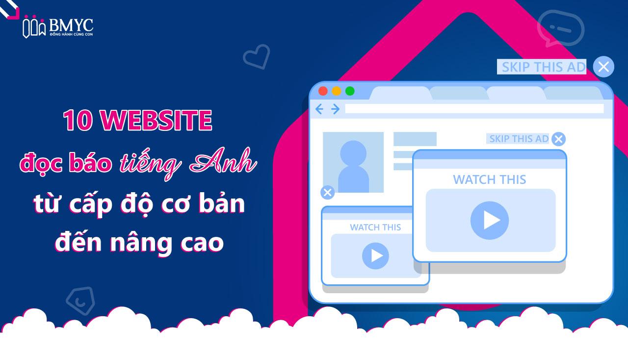 Web đọc báo tiếng Anh