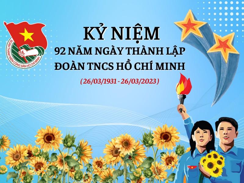 20+ Mẫu Backdrop Ngày Thành Lập Đoàn 26/3