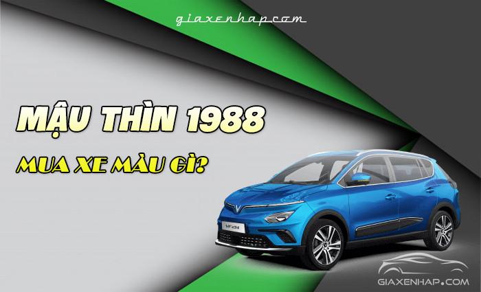 Nam/Nữ tuổi Mậu Thìn 1988 mua xe ô tô hợp màu gì?