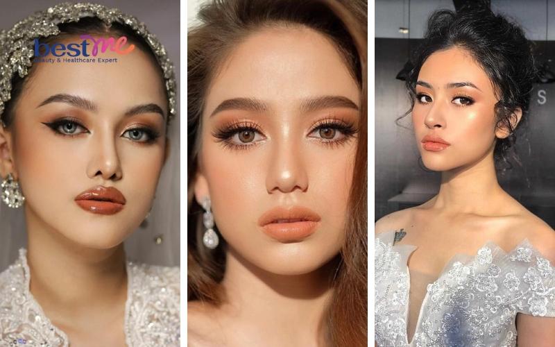 8 kiểu trang điểm makeup cô dâu tone Tây đẹp quyến rũ cá tính - 1