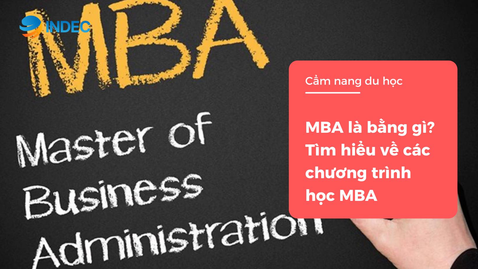 mba là bằng gì