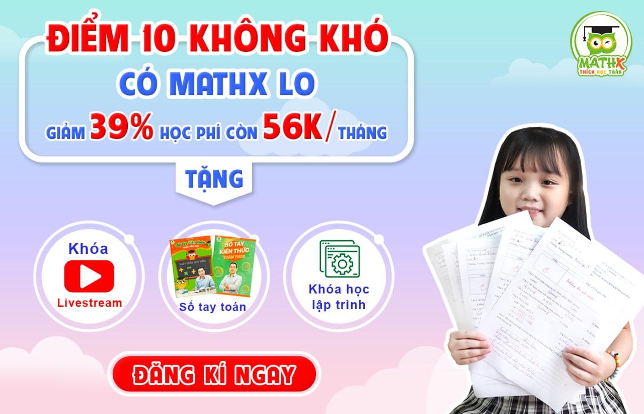 mathx banner landingpage khóa học