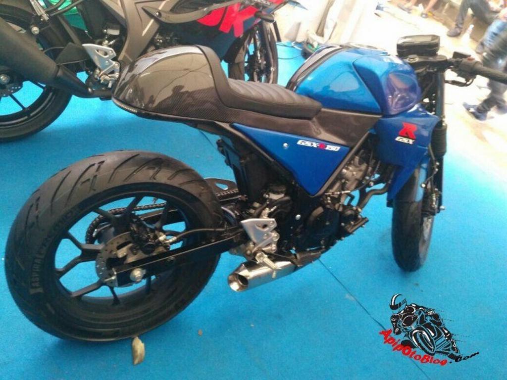 Custom Suzuki GSX R150 Cafe Racer Displayed in Indonesia