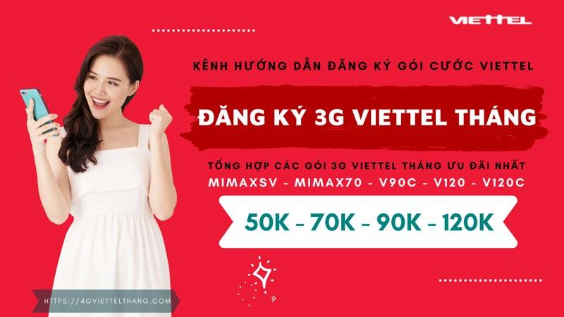 Hướng dẫn cách đăng ký 3G Viettel tháng nhiều data 2024