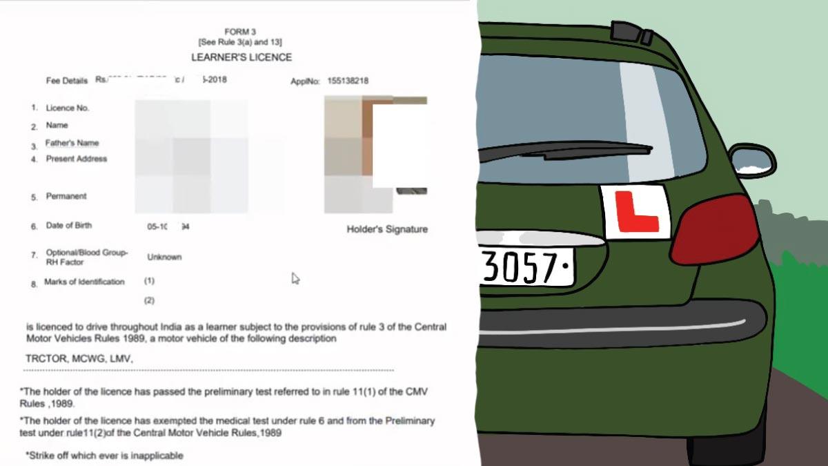 Types of Driving Licences in India