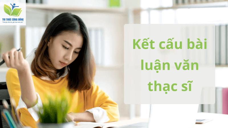 Kết cấu bài luận văn thạc sĩ