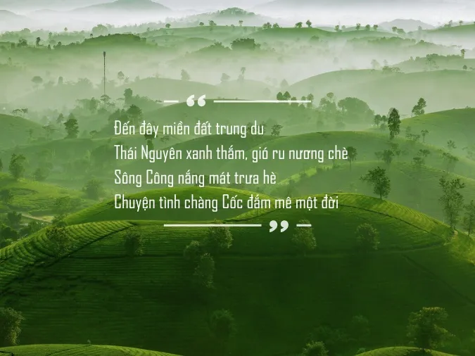 Thơ về Thái Nguyên hay, ca dao, tục ngữ Thái Nguyên 1