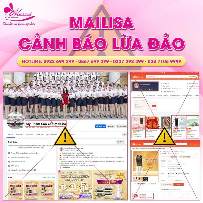 Thẩm mỹ viện Mailisa nhiều lần cảnh báo tình trạng mạo danh lừa đảo